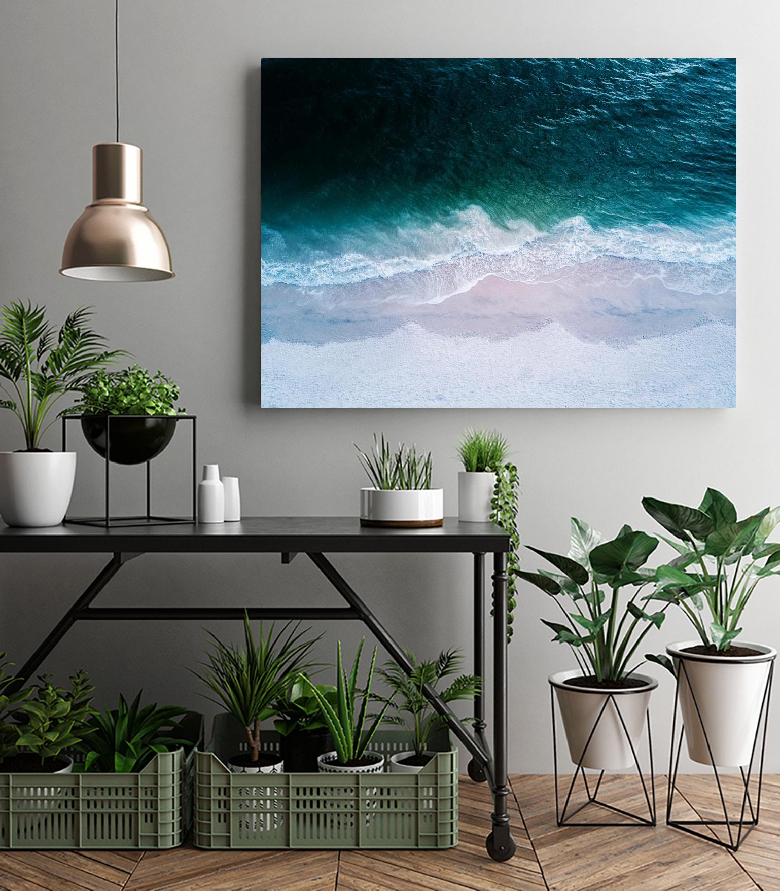 High tide by Pexels on GIANT ART - beige sea scene