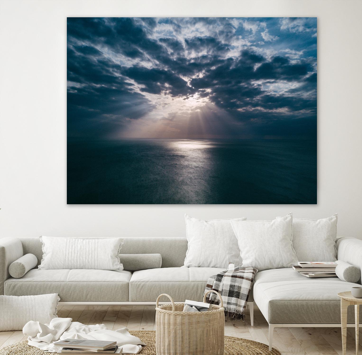 Blessed by Pexels on GIANT ART - white sea scene