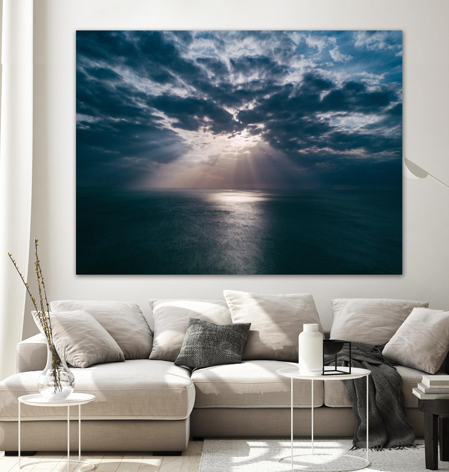 Blessed by Pexels on GIANT ART - white sea scene