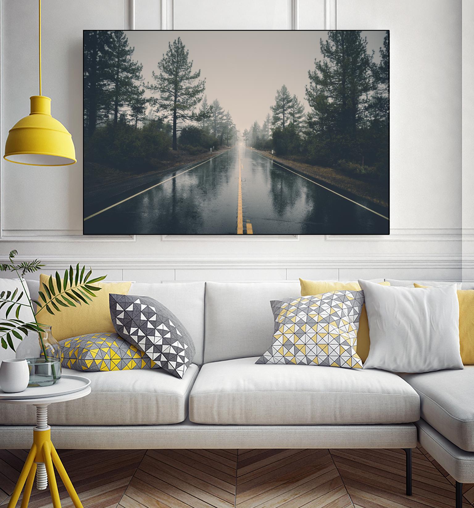 Rainy day by Pexels on GIANT ART - black landscape