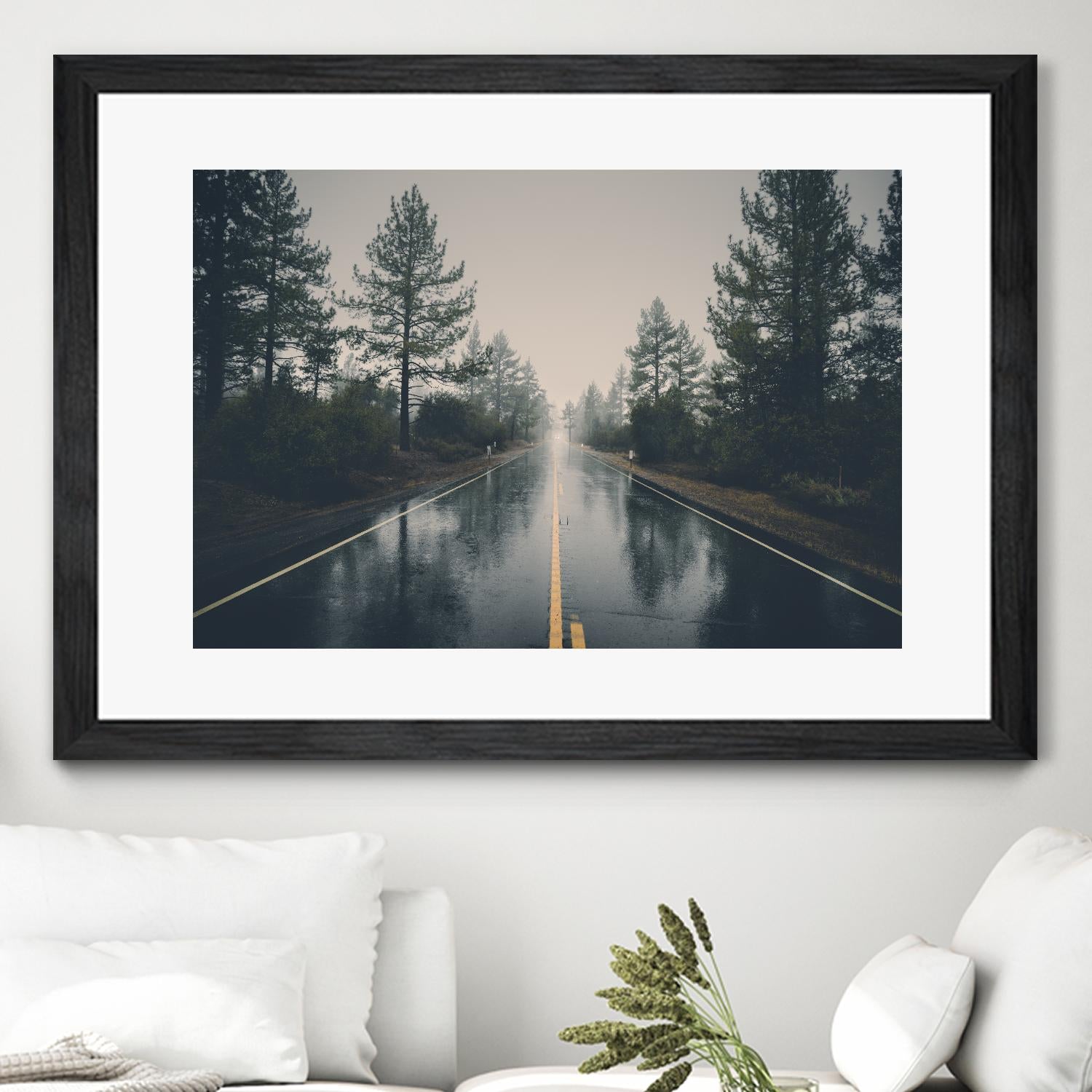 Rainy day by Pexels on GIANT ART - green landscape country