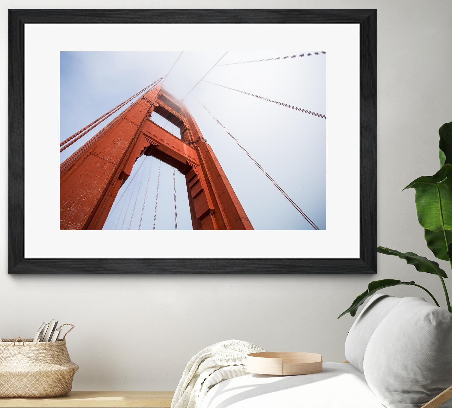 Bridge view by Pexels on GIANT ART - red architectural