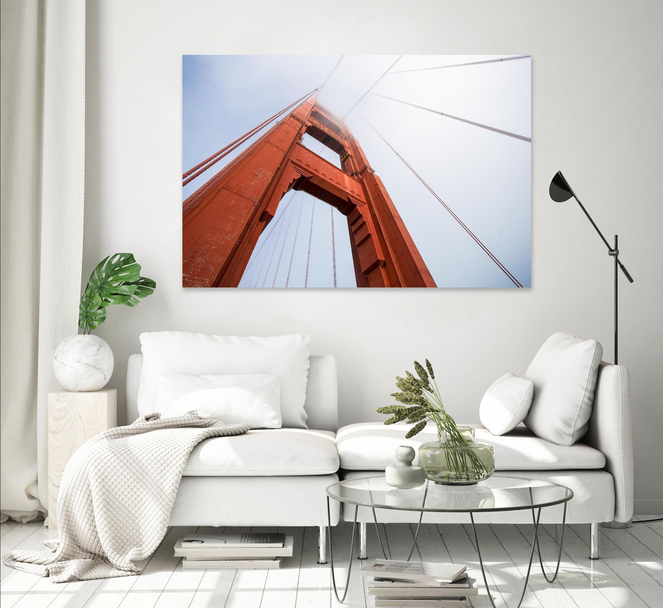 Bridge view by Pexels on GIANT ART - red architectural