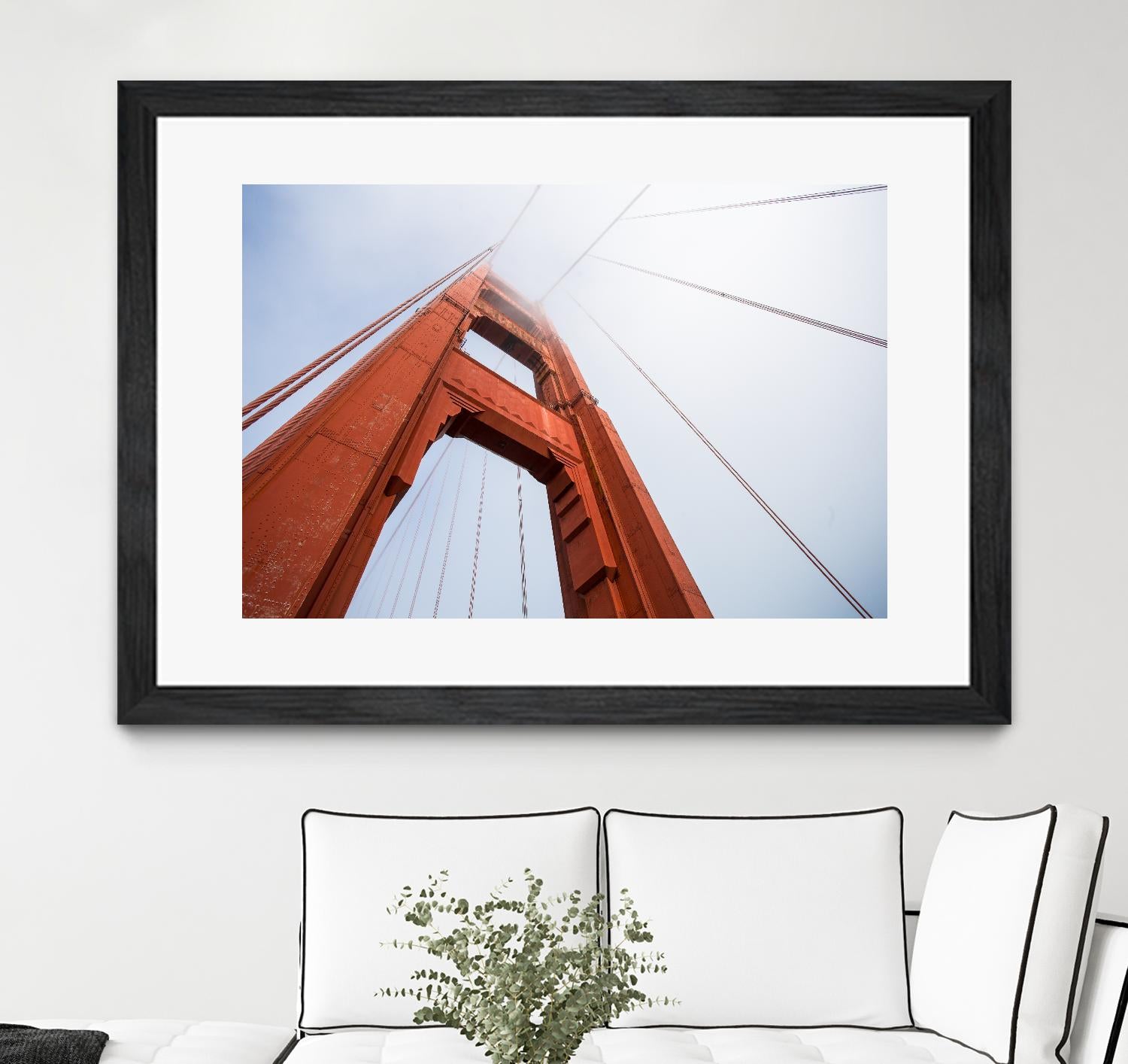 Bridge view by Pexels on GIANT ART - red architectural