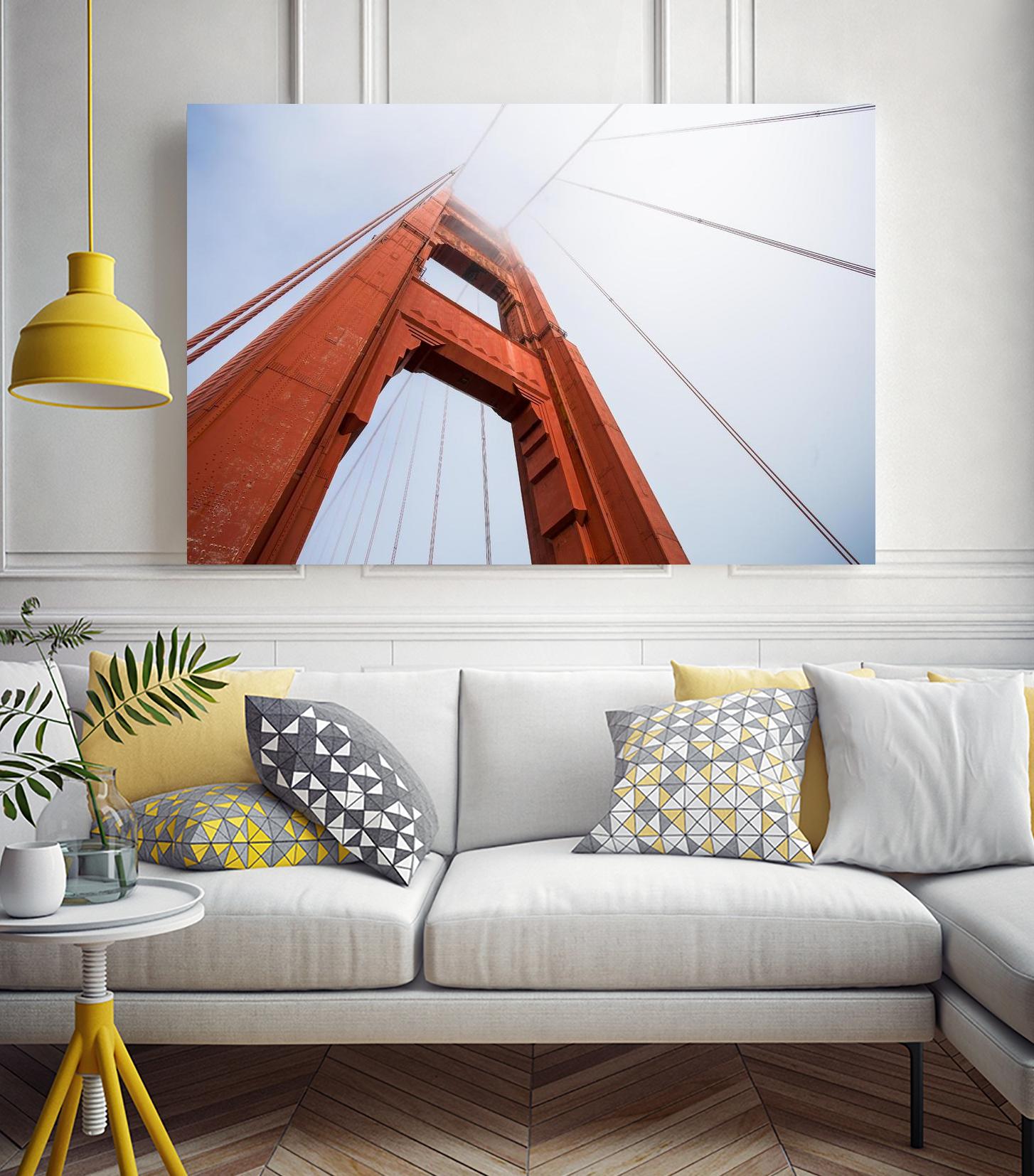 Bridge view by Pexels on GIANT ART - red architectural