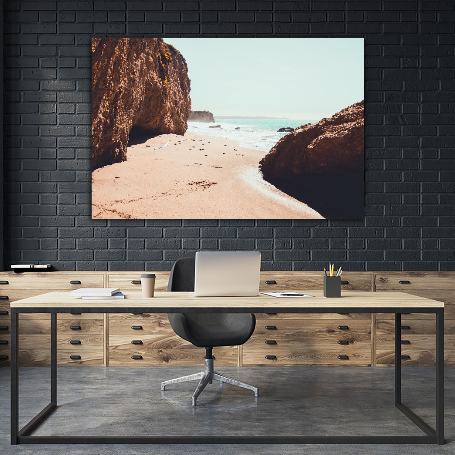 Perfect day by Pexels on GIANT ART - beige sea scene