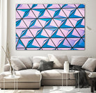 Geometrical Design by Pexels on GIANT ART - blue photo art