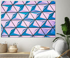 Geometrical Design by Pexels on GIANT ART - blue photo art
