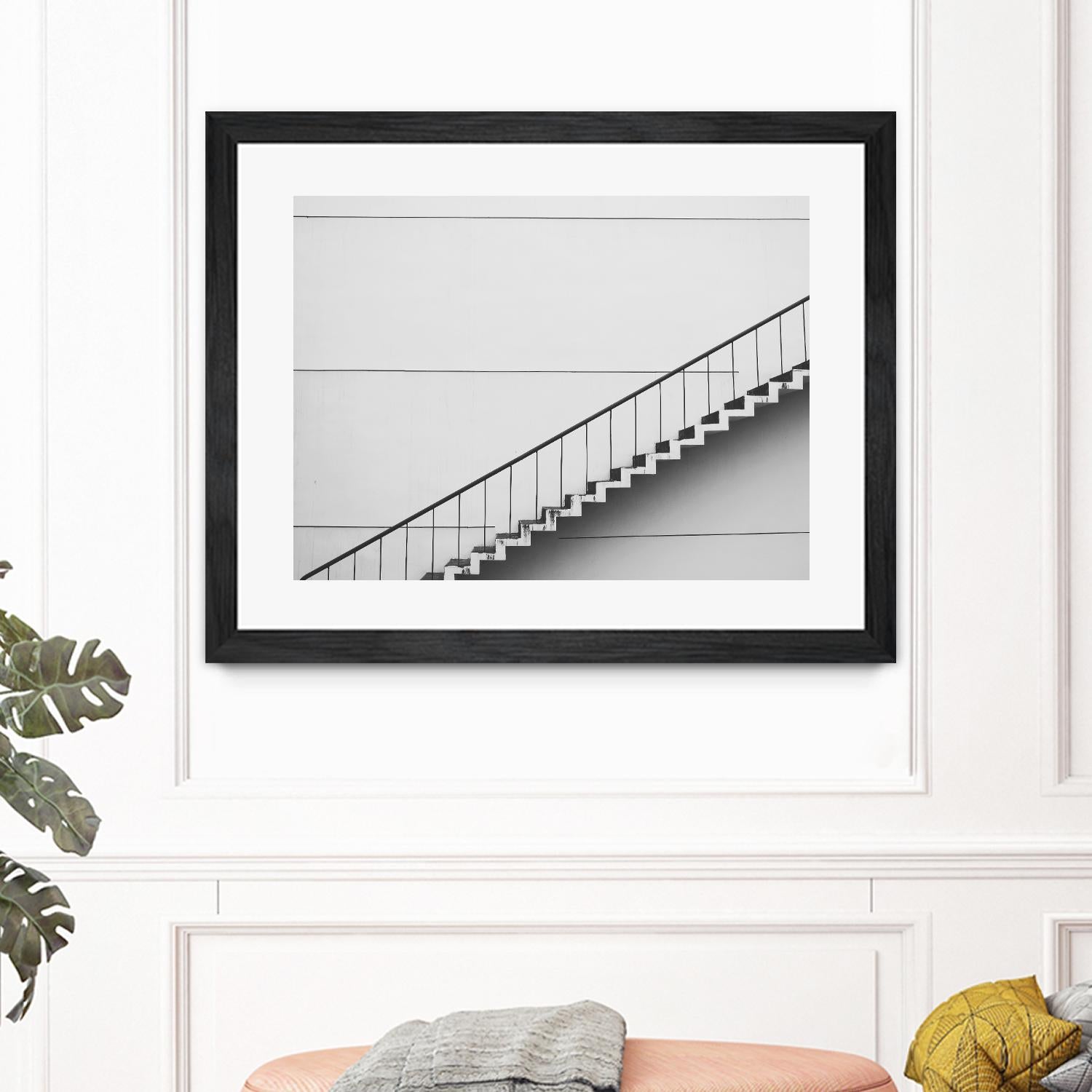 Diagonal Staircase by Pexels on GIANT ART - white photo art