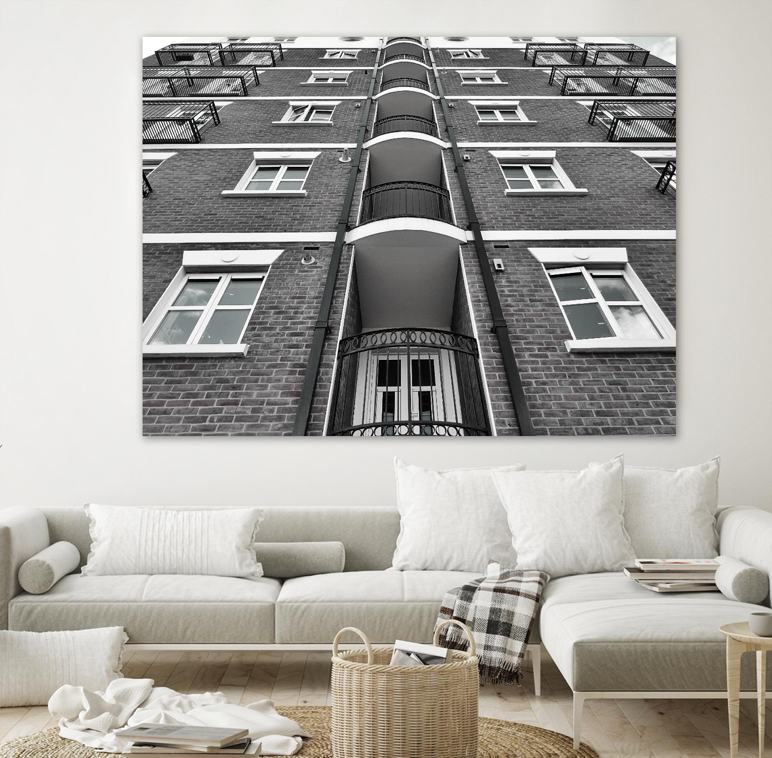 Façade VII by Pexels on GIANT ART - white architectural