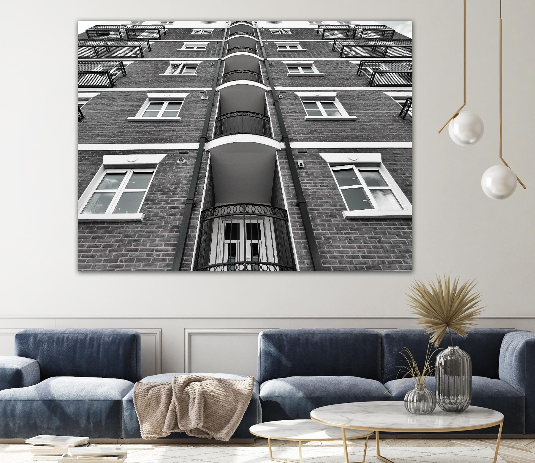 Façade VII by Pexels on GIANT ART - white architectural