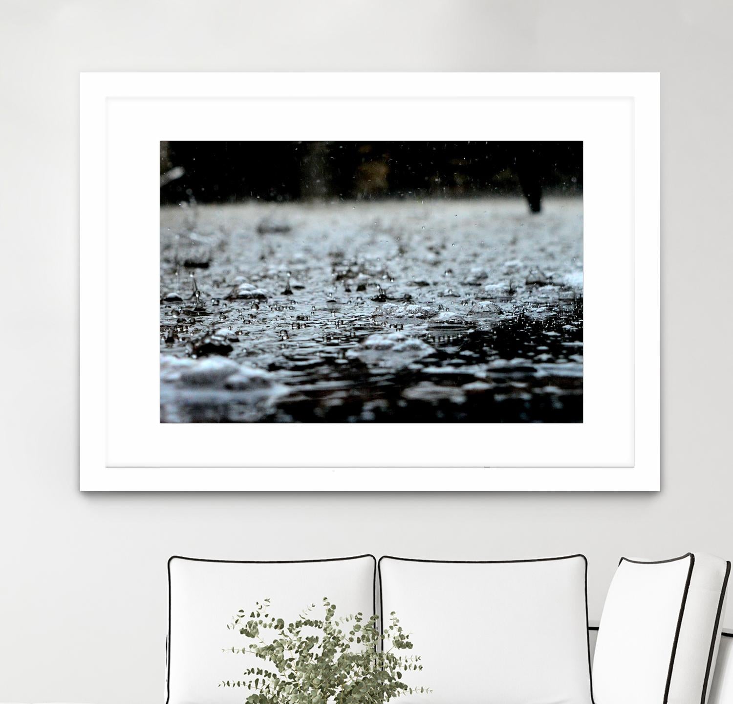 It's raining outside by Pexels on GIANT ART - grey photo art