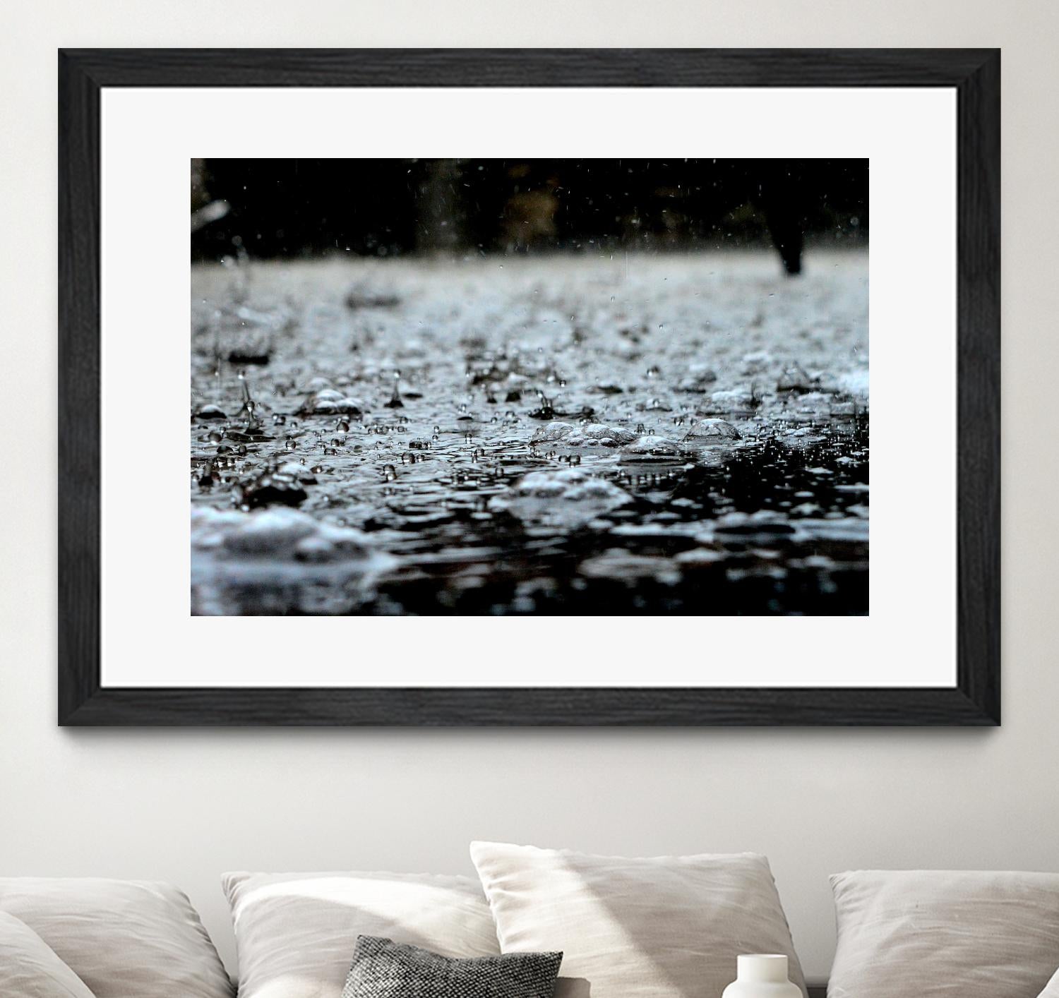 It's raining outside by Pexels on GIANT ART - grey photo art
