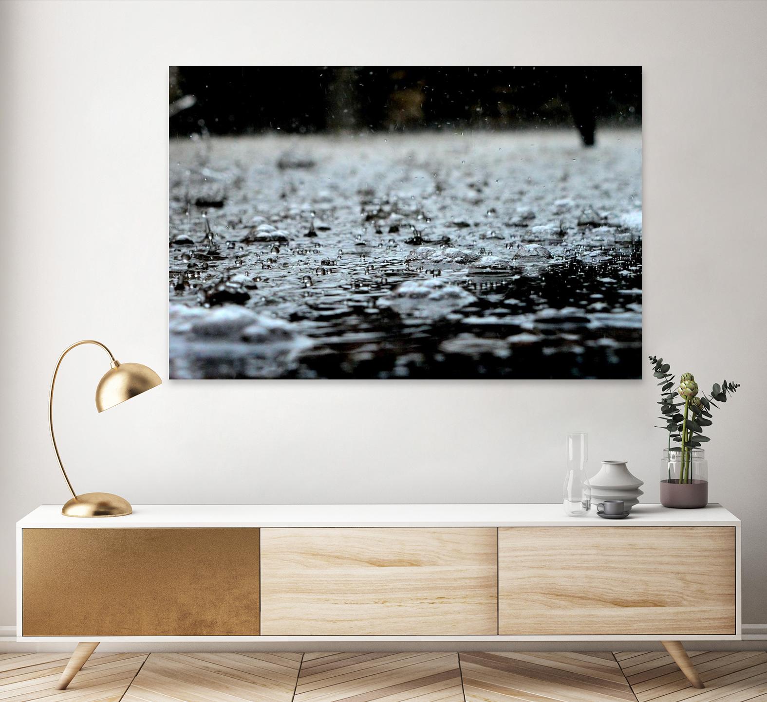 It's raining outside by Pexels on GIANT ART - grey photo art