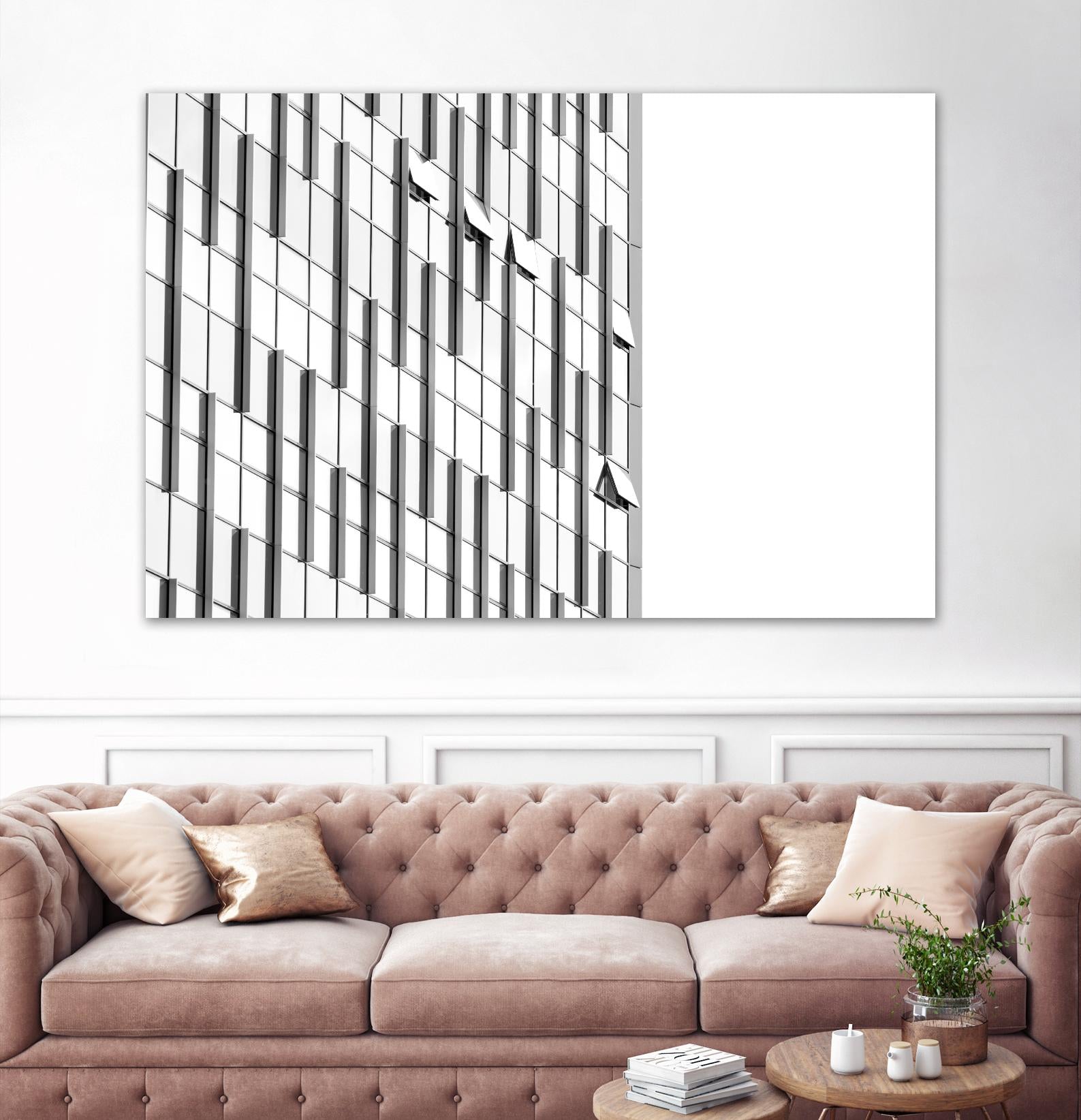 Façade VIII by Pexels on GIANT ART - black architectural