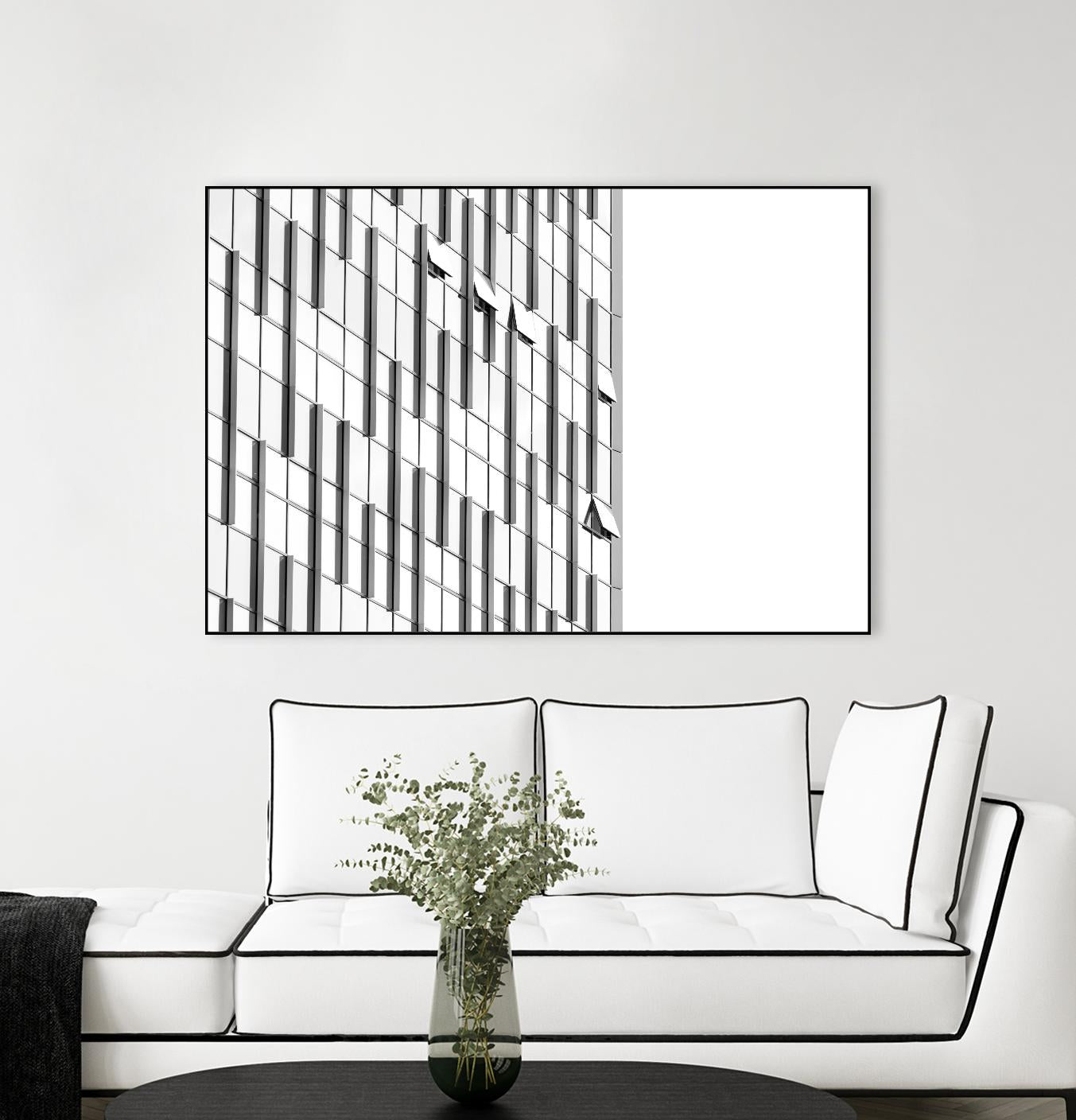 Façade VIII by Pexels on GIANT ART - black architectural