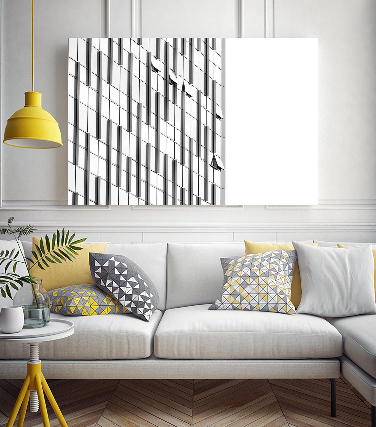 Façade VIII by Pexels on GIANT ART - white architectural