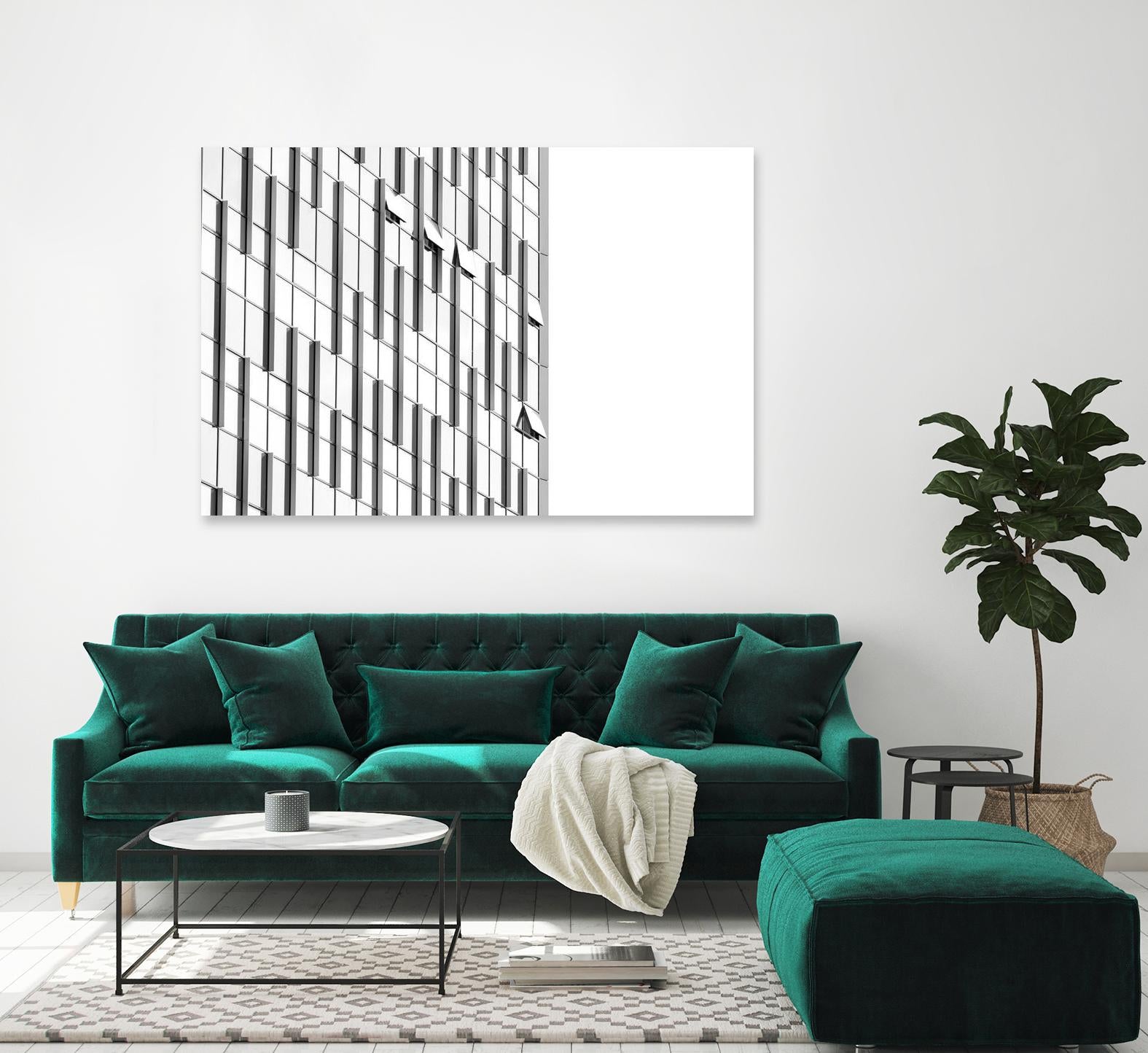 Façade VIII by Pexels on GIANT ART - white architectural