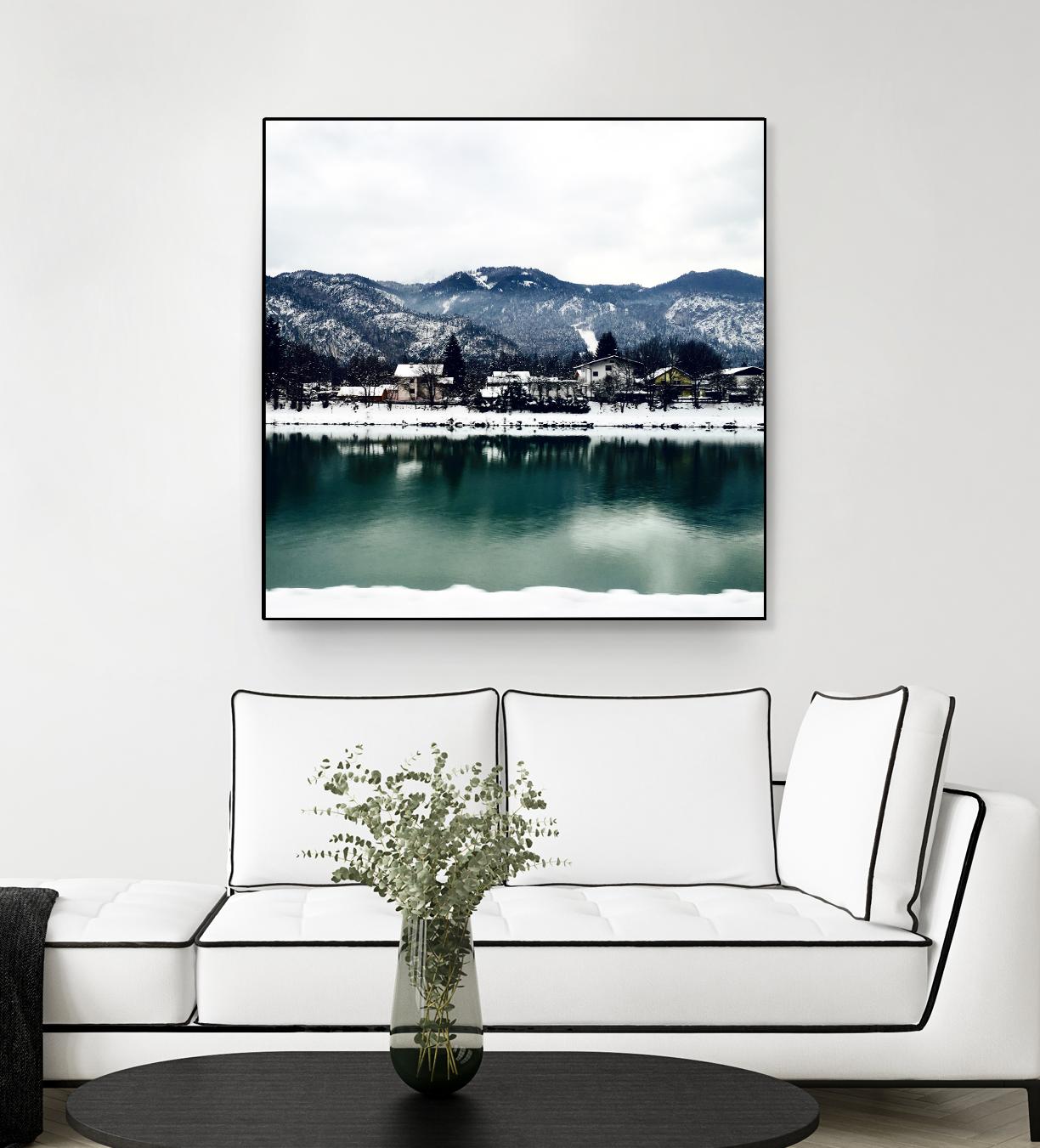 Winter paradise by Pexels on GIANT ART - green landscape