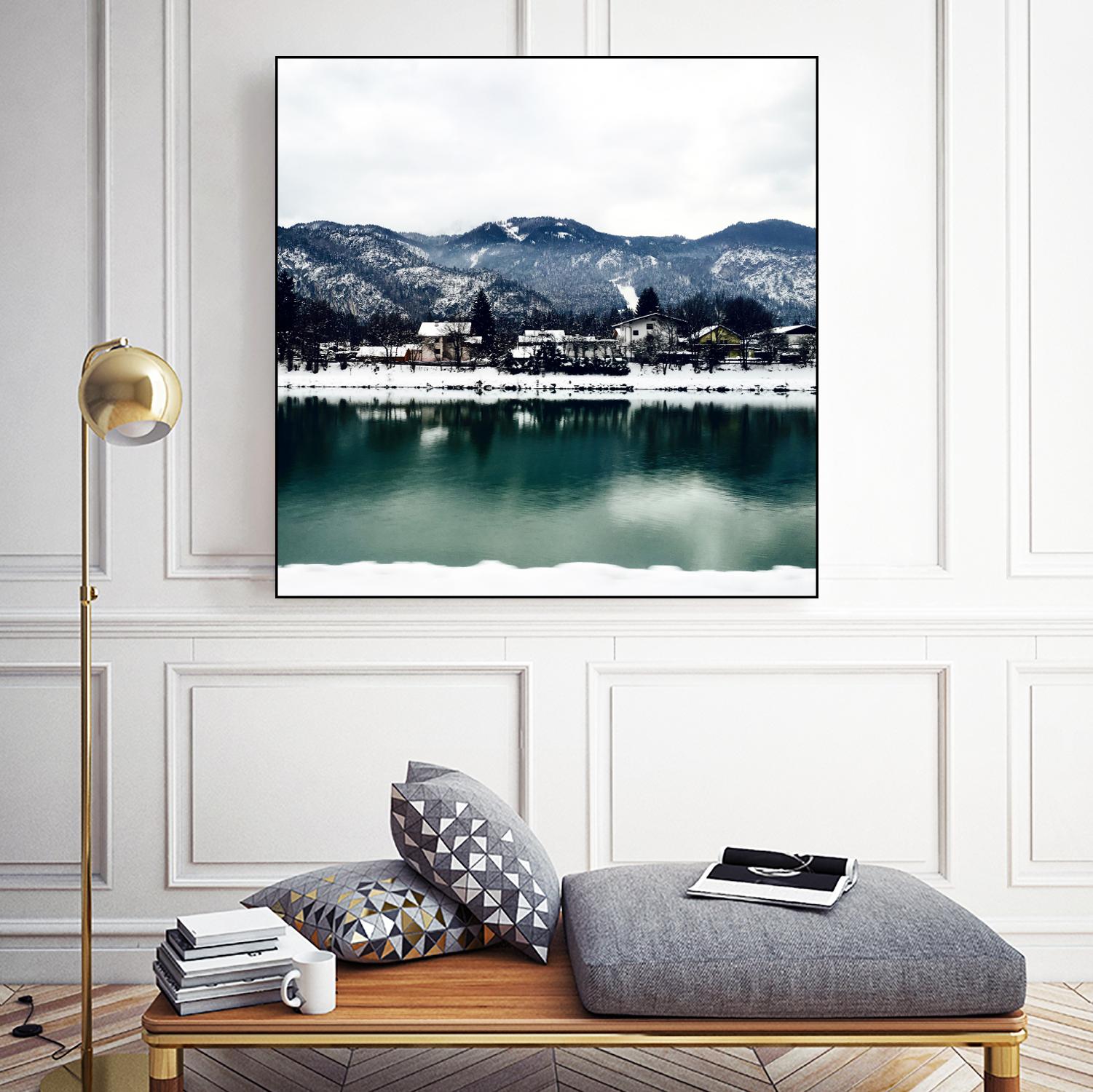 Winter paradise by Pexels on GIANT ART - green landscape