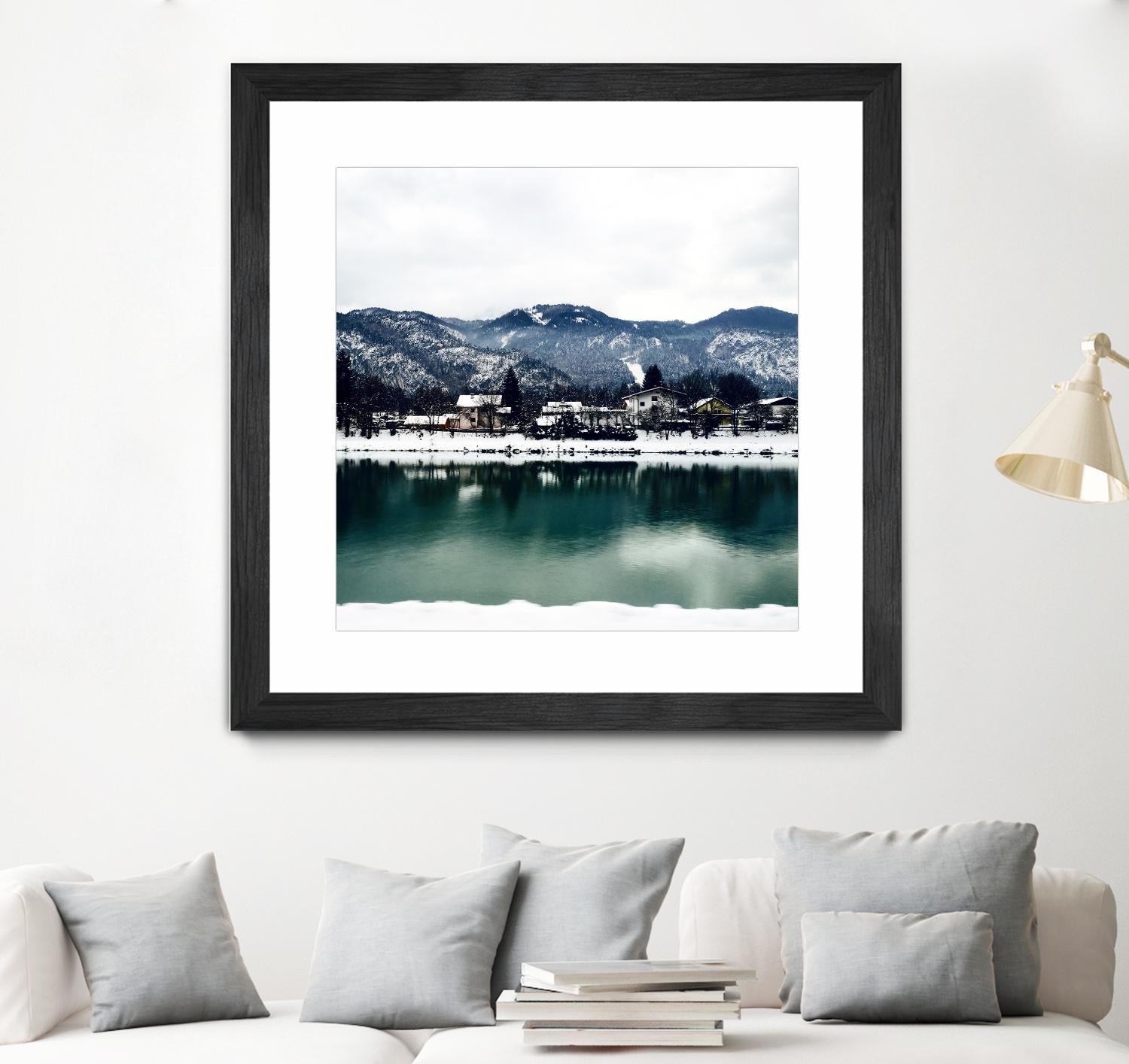 Winter paradise by Pexels on GIANT ART - green landscape