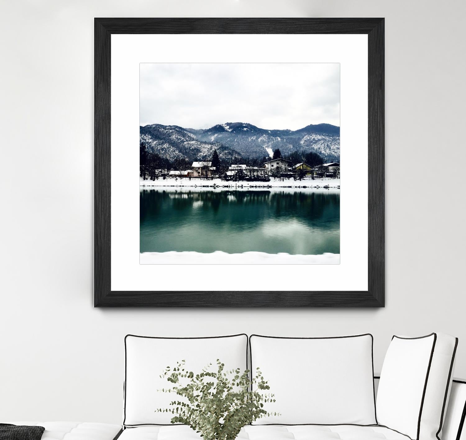 Winter paradise by Pexels on GIANT ART - green landscape