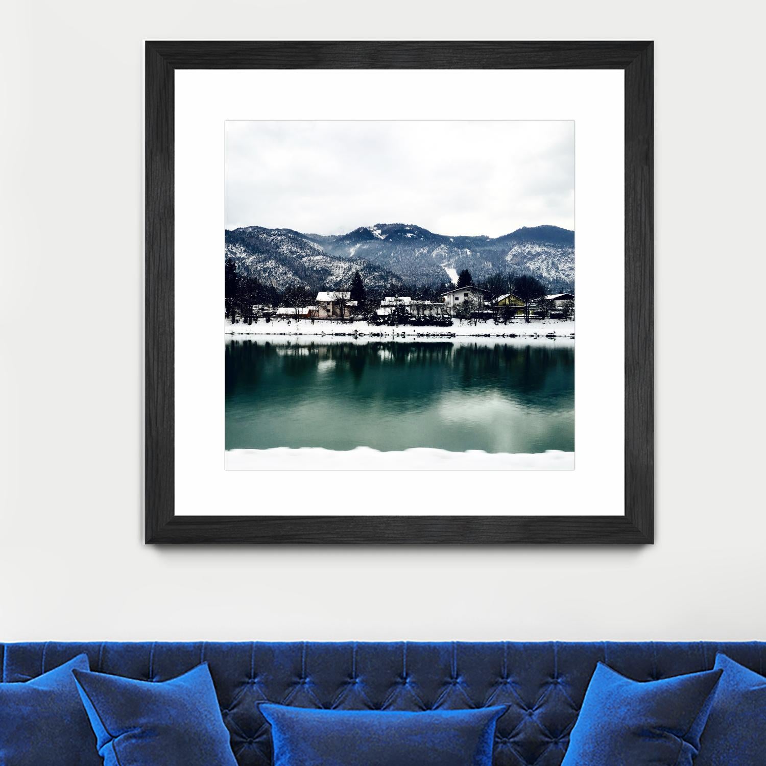 Winter paradise by Pexels on GIANT ART - green landscape