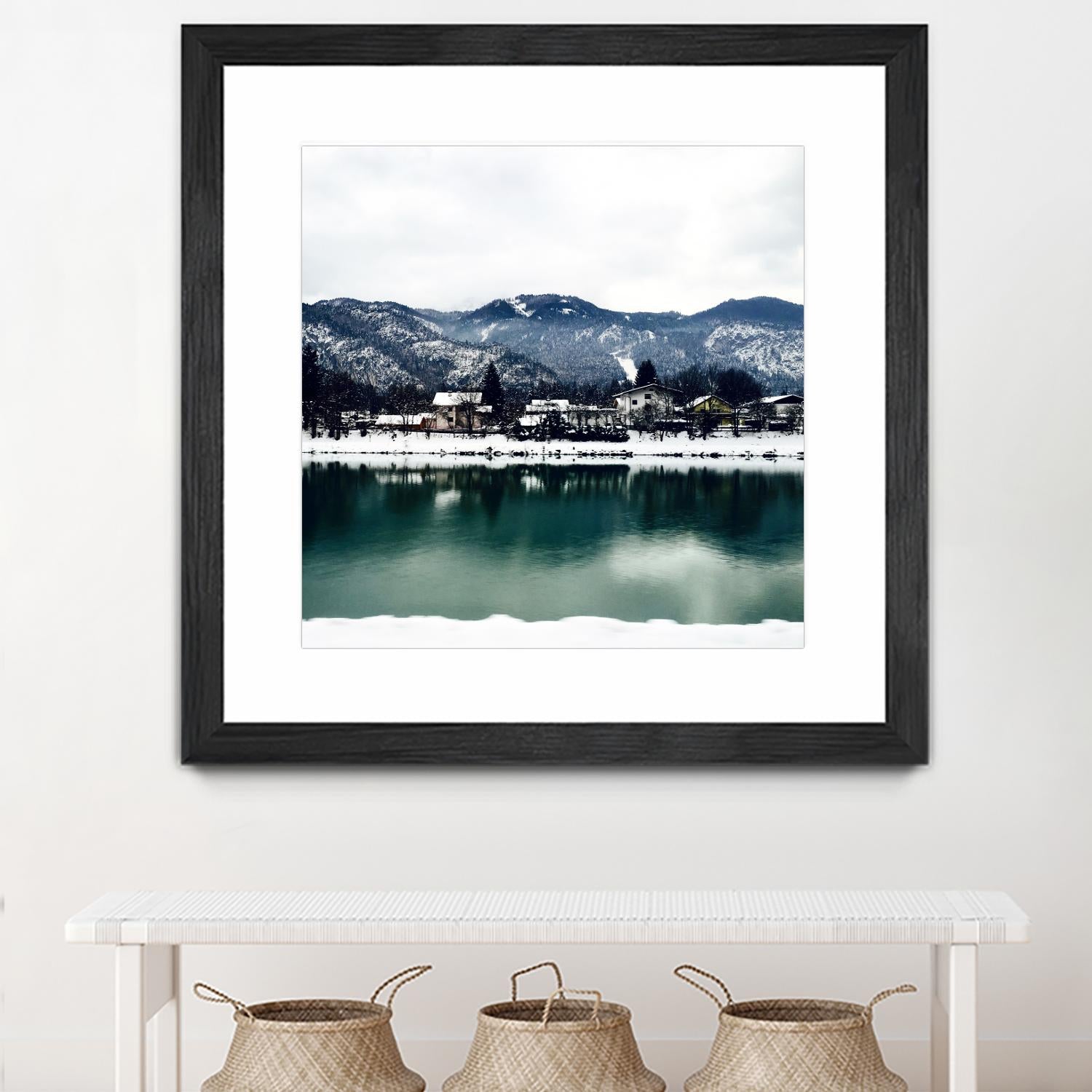 Winter paradise by Pexels on GIANT ART - green landscape