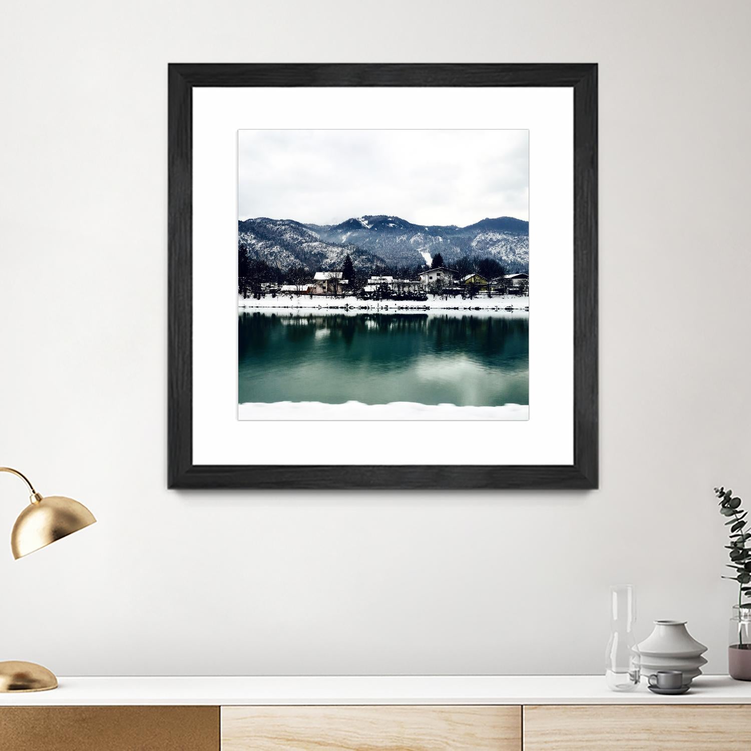 Winter paradise by Pexels on GIANT ART - green landscape