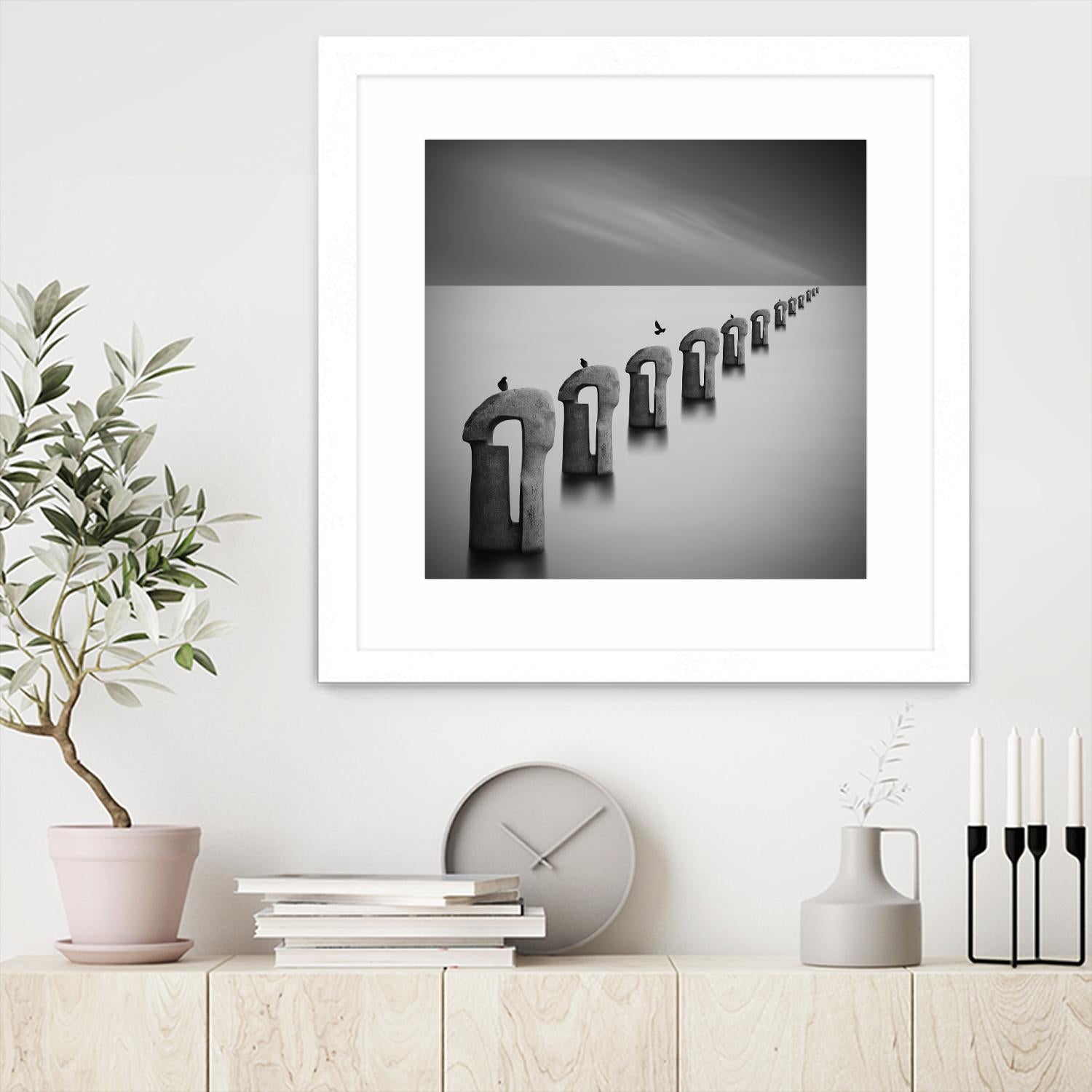 Horizon by Pexels on GIANT ART - white photo art