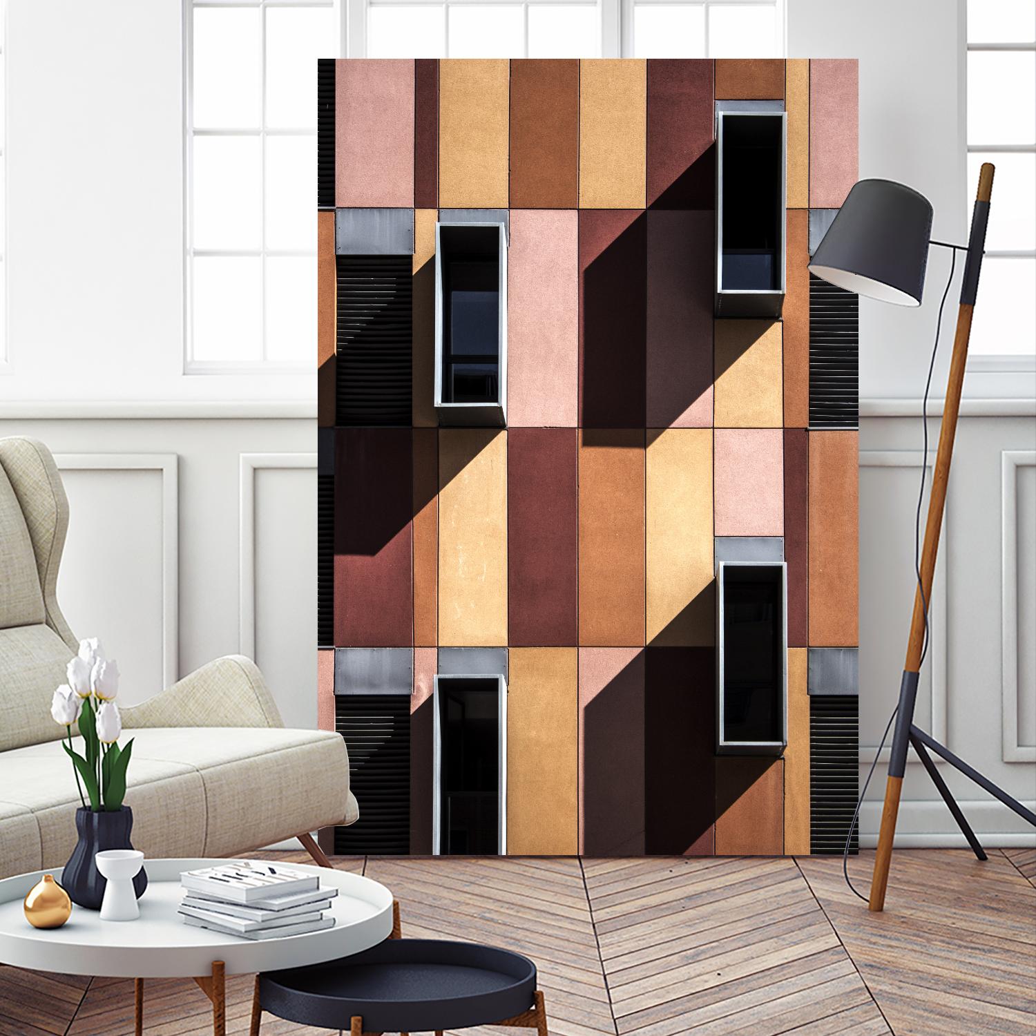 Façade IX by Pexels on GIANT ART - black architectural