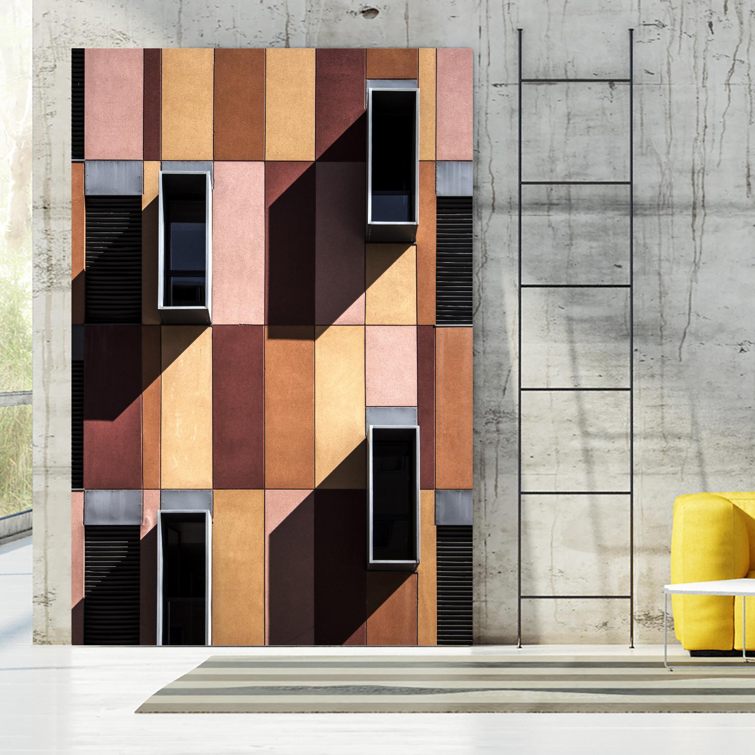 Façade IX by Pexels on GIANT ART - black architectural