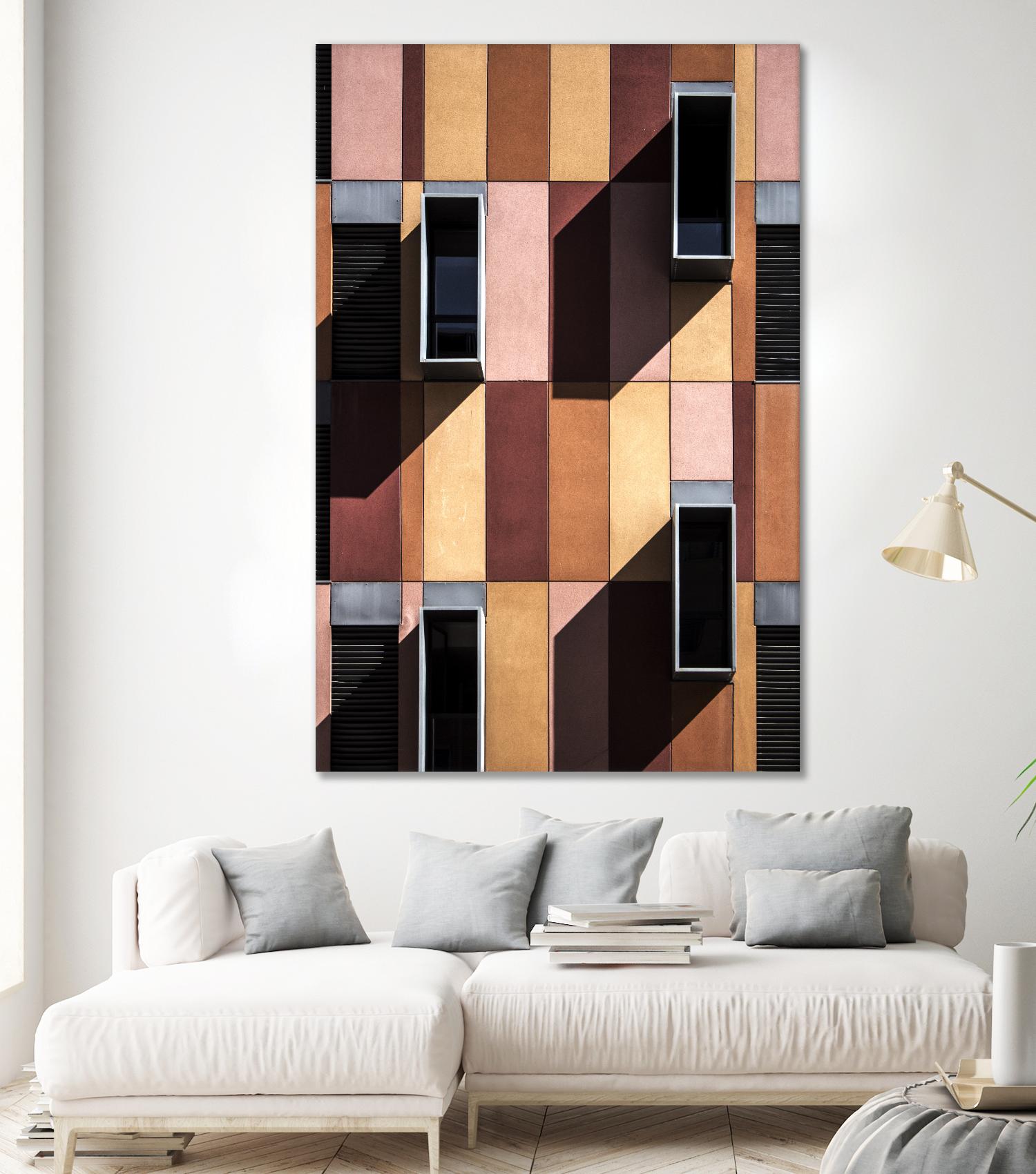 Façade IX by Pexels on GIANT ART - black architectural