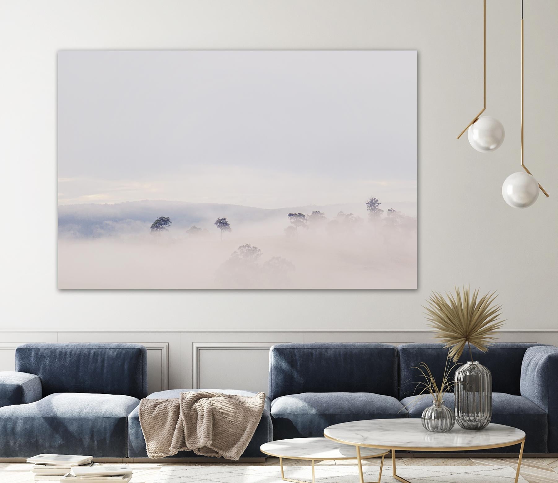 Top Trees by Pexels on GIANT ART - grey landscape