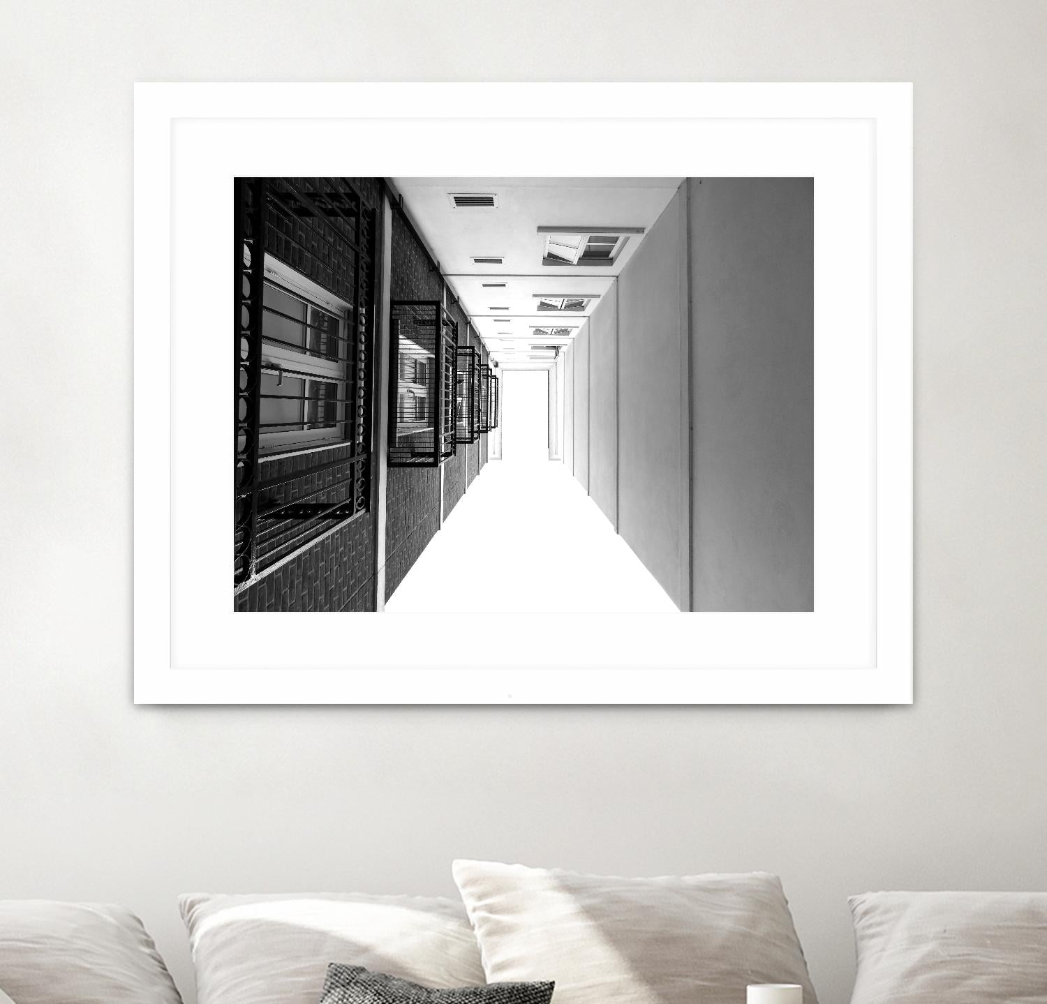 High view by Pexels on GIANT ART - white architectural