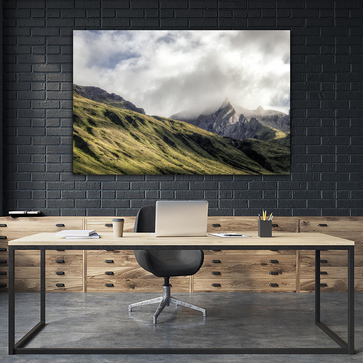 Green landscape by Pexels on GIANT ART - white landscape