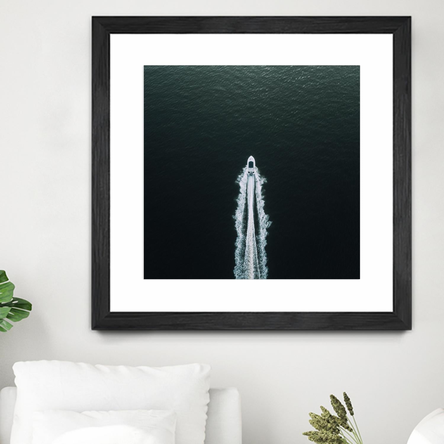 Row your boat by Pexels on GIANT ART - black nautical