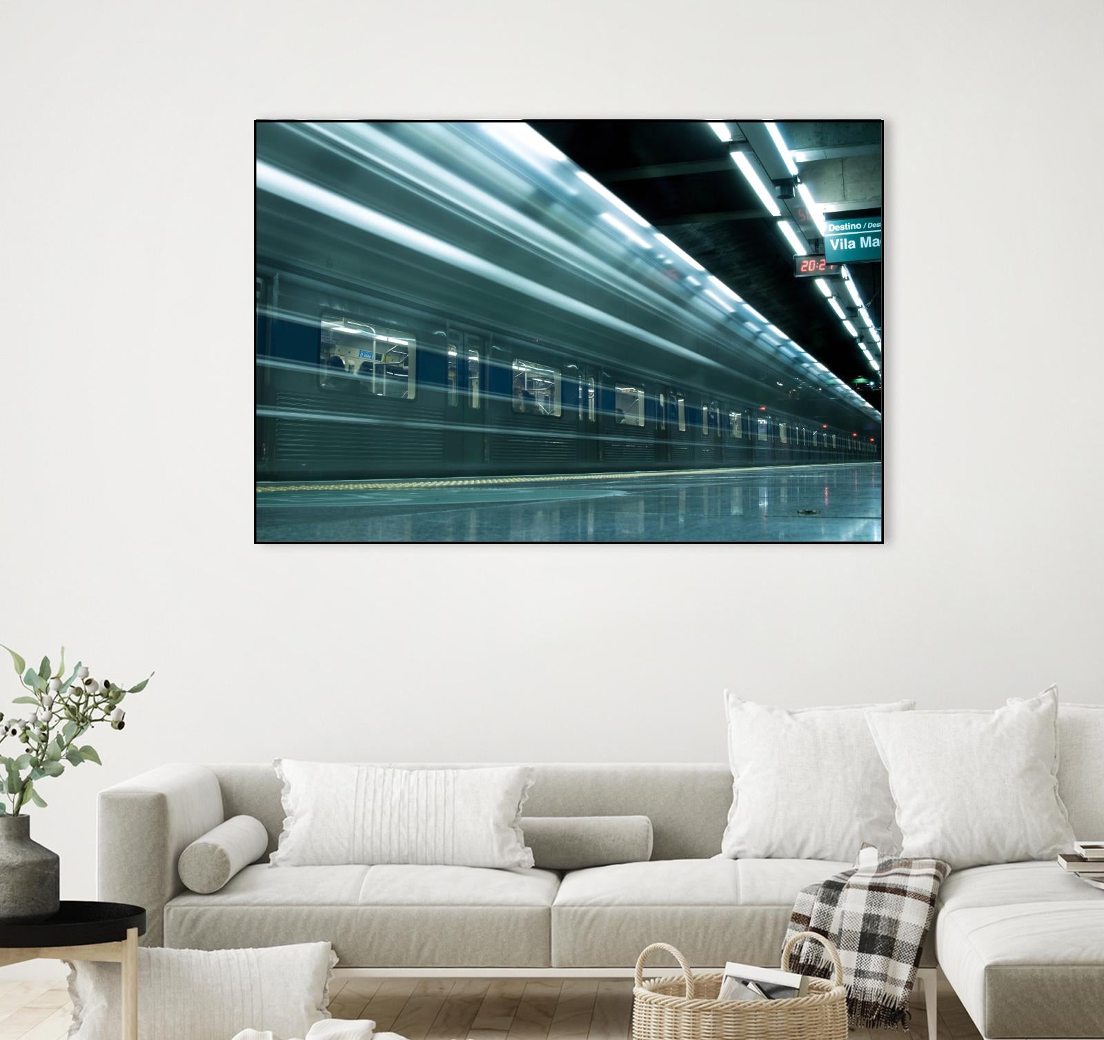 Fast Metro by Pexels on GIANT ART - white photo art