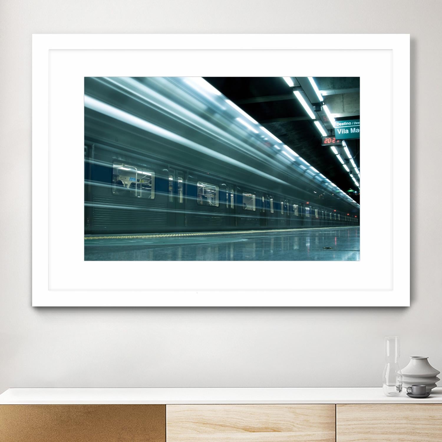 Fast Metro by Pexels on GIANT ART - white photo art