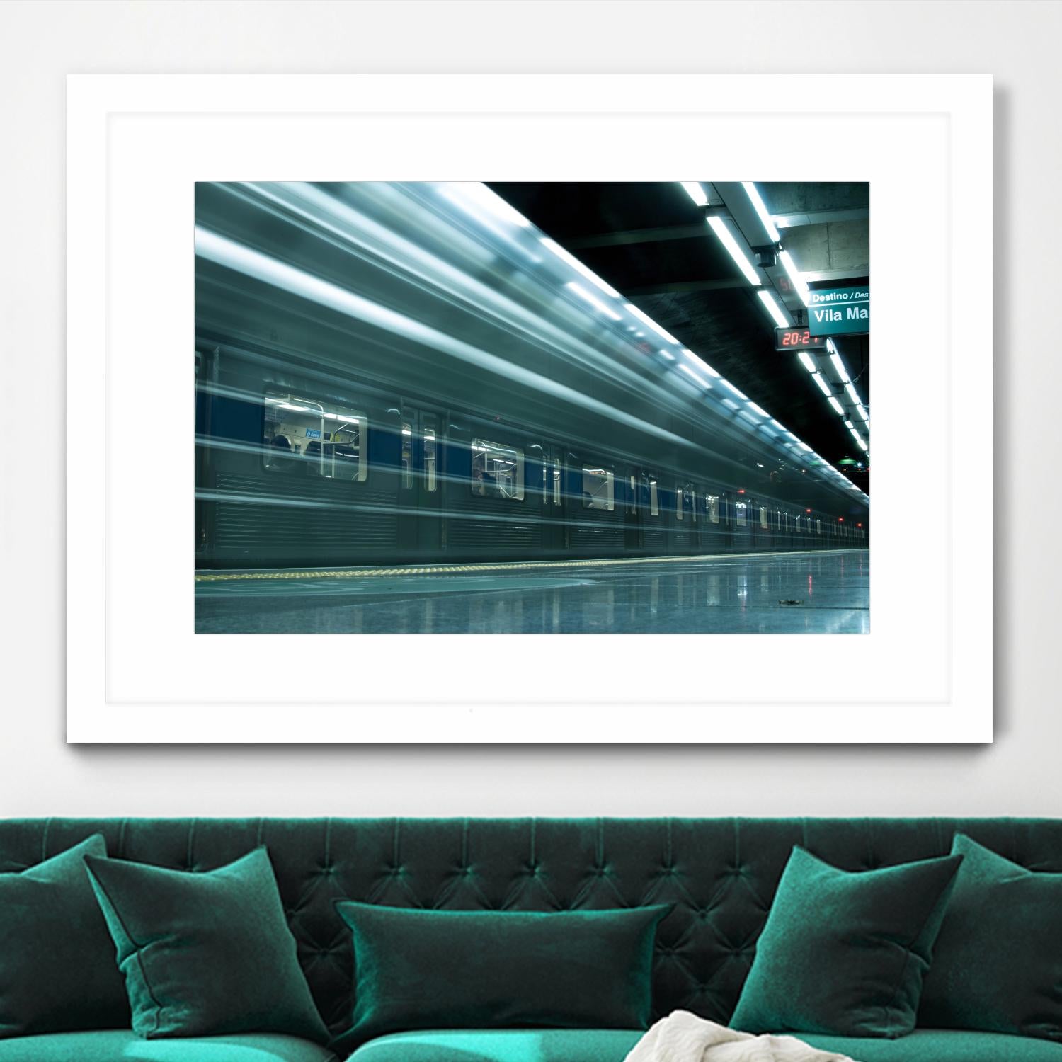 Fast Metro by Pexels on GIANT ART - white photo art