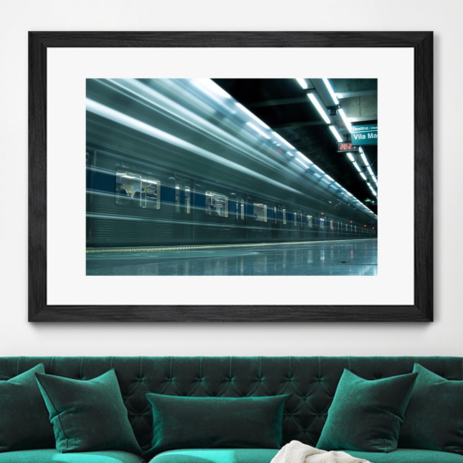 Fast Metro by Pexels on GIANT ART - white photo art