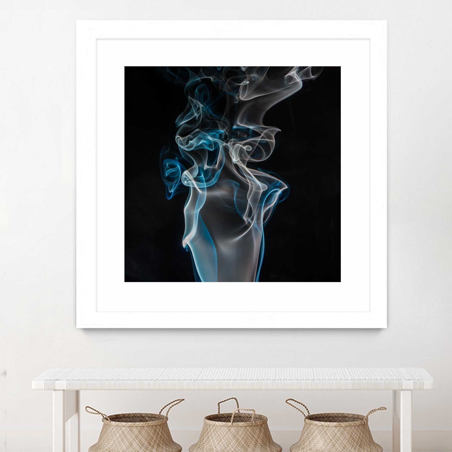 Blue smoke by Pexels on GIANT ART - blue photo art