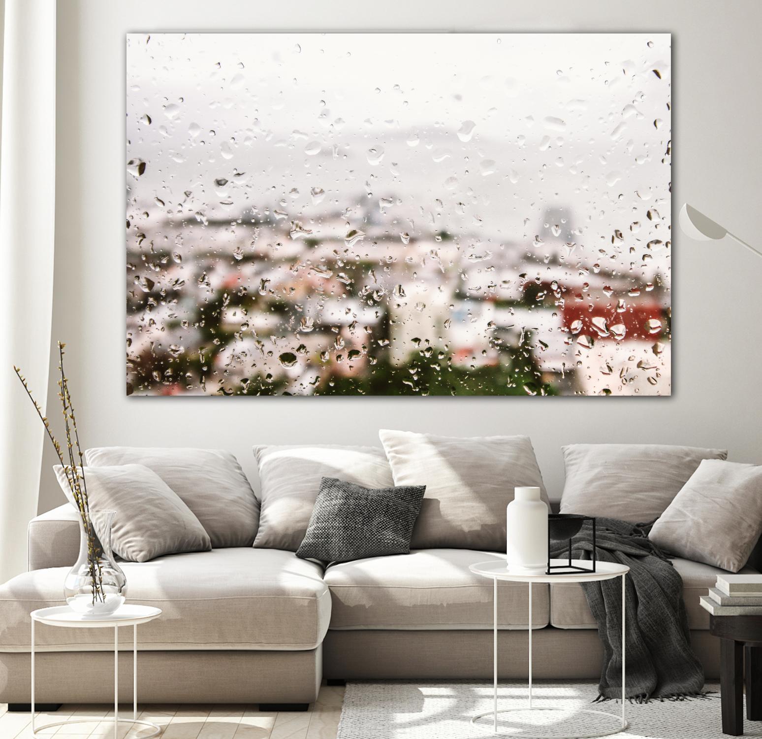 Blurry view by Pexels on GIANT ART - red photo art