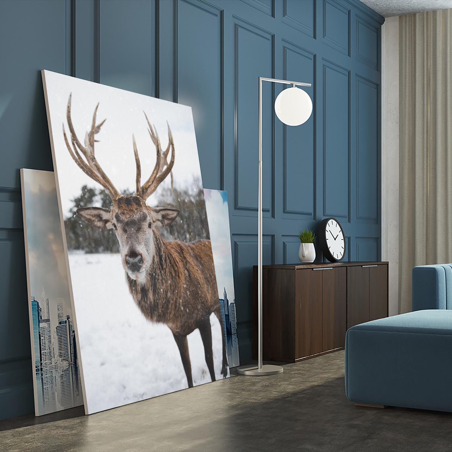 Deer by Pexels on GIANT ART - white animals