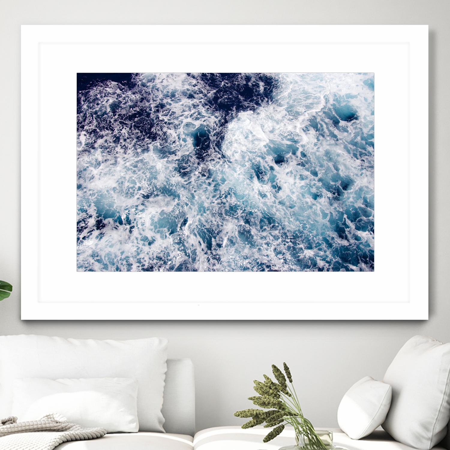 Swirl by Pexels on GIANT ART - white sea scene waves