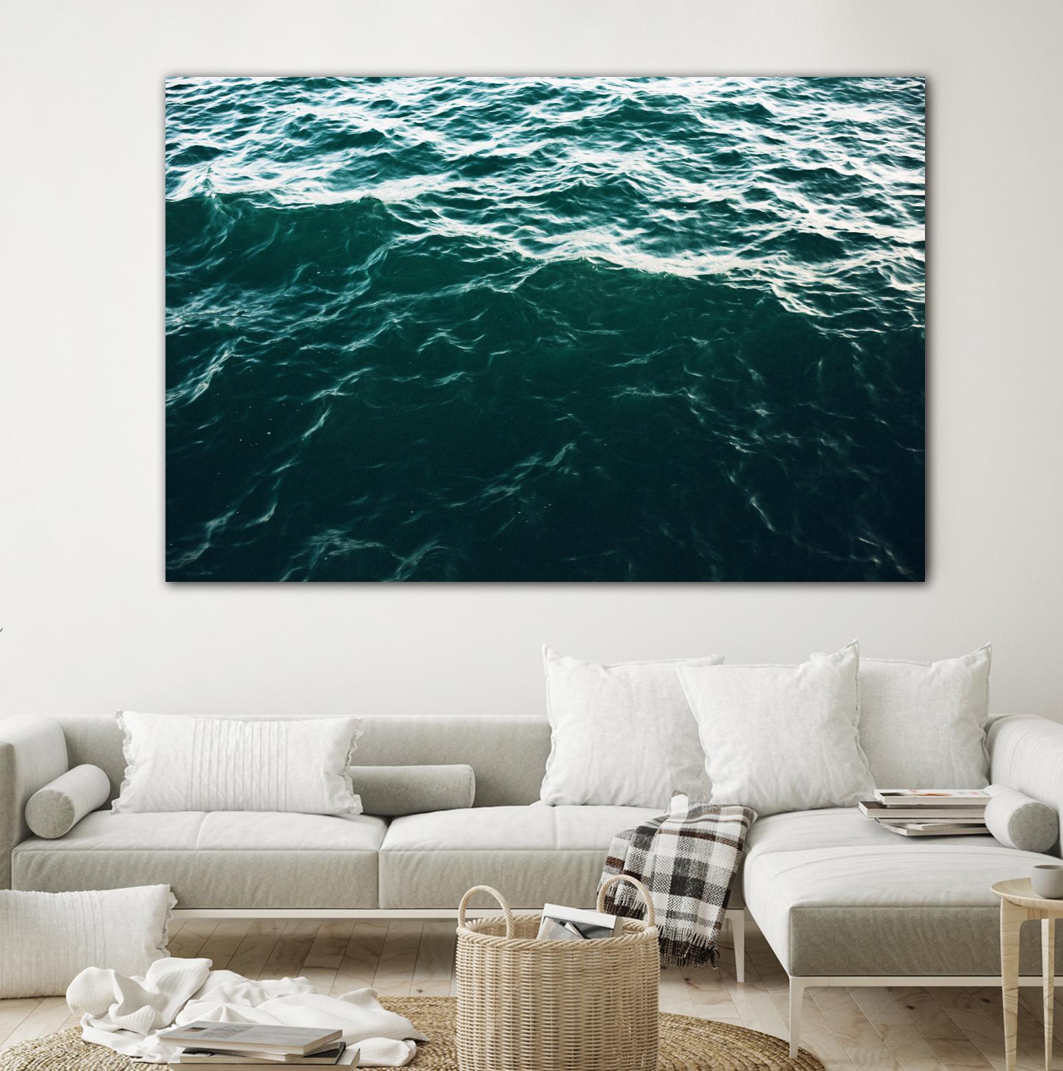 Waves by Pexels on GIANT ART - black sea scene