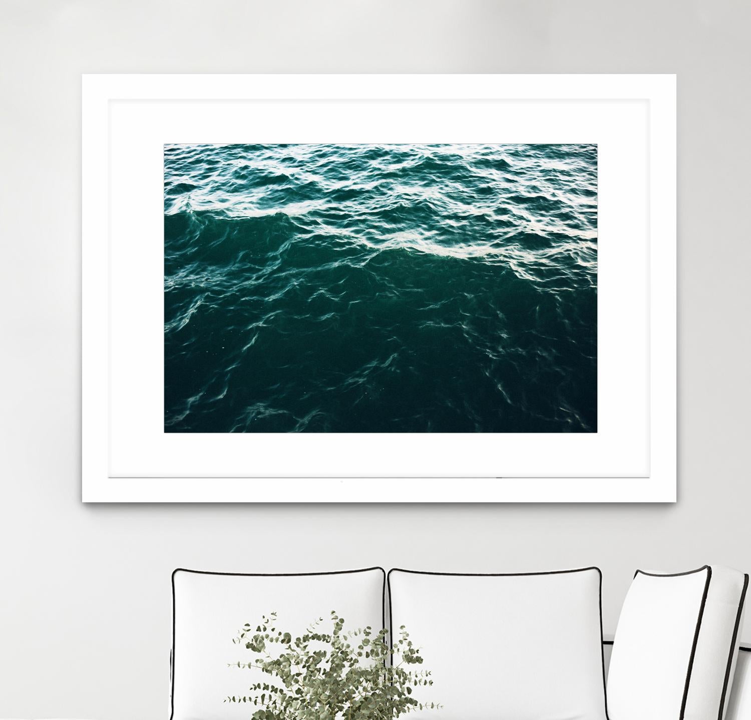 Waves by Pexels on GIANT ART - black sea scene