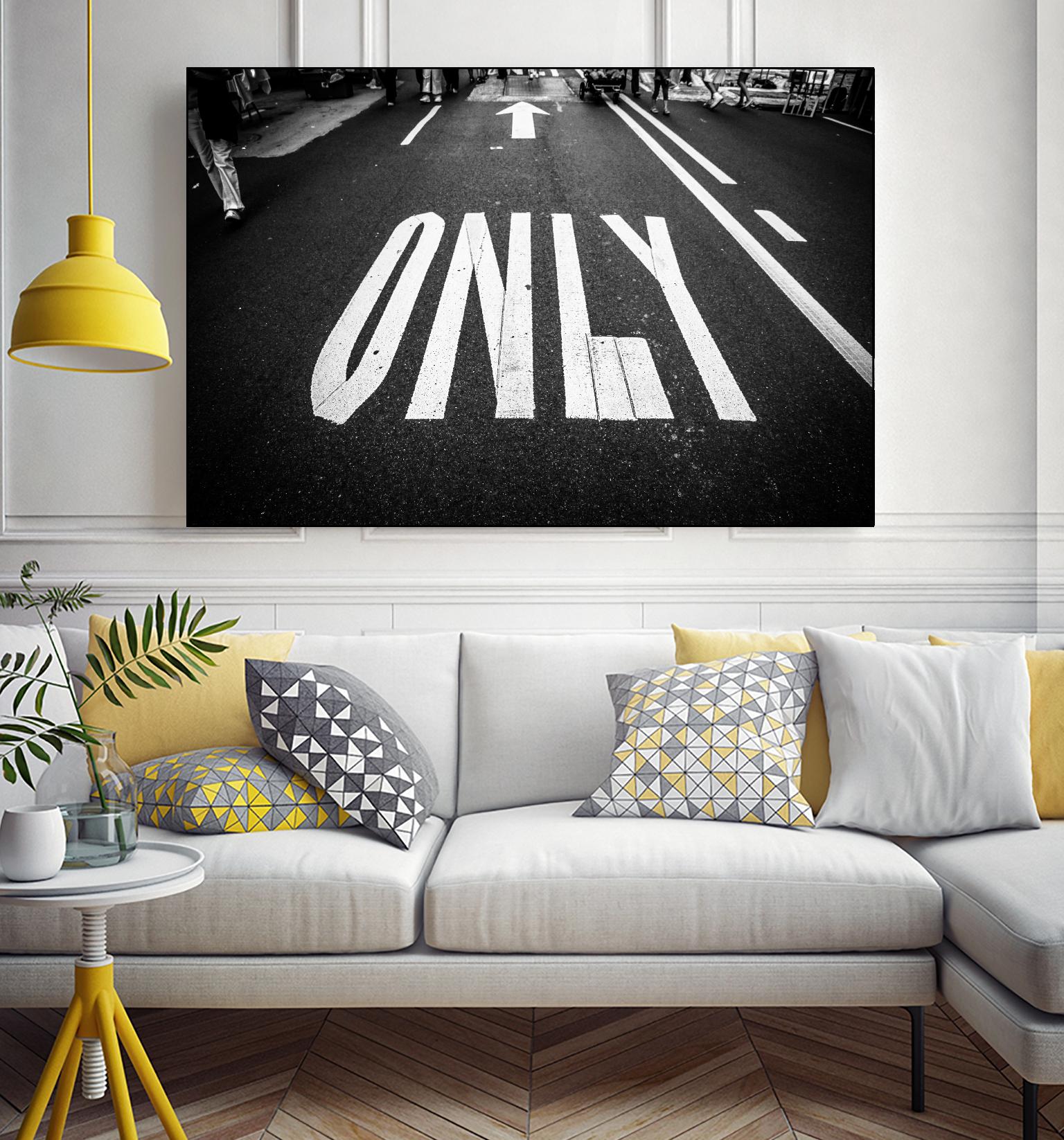 Only that way by Pexels on GIANT ART - white city scene
