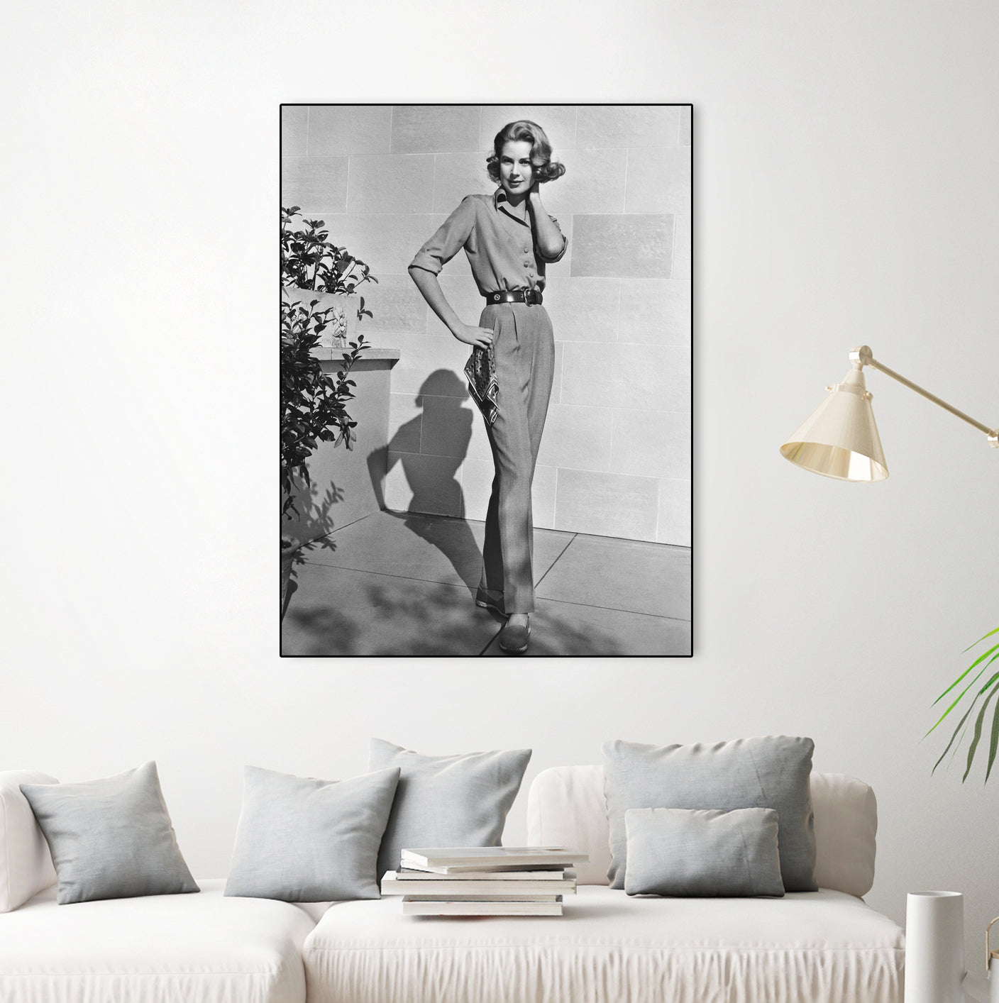 Grace Kelly (b/w photo) by BridgemanArt on GIANT ART - black and white actress