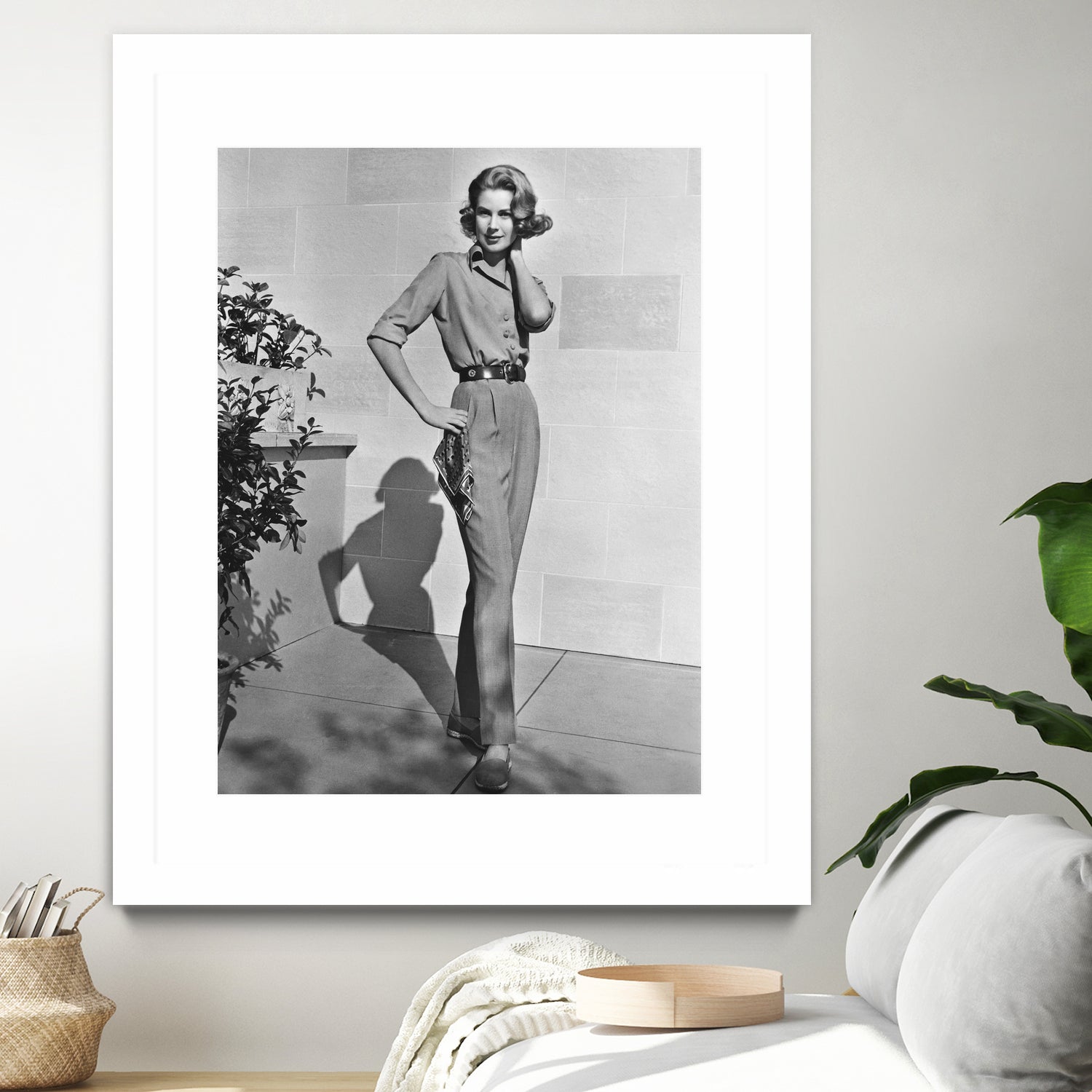 Grace Kelly (b/w photo) by BridgemanArt on GIANT ART - black and white actress